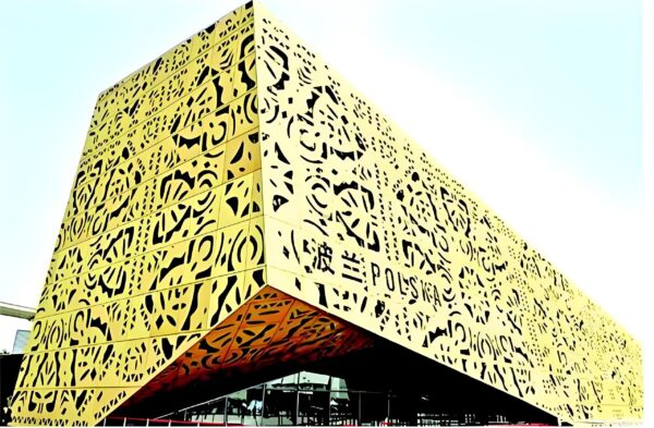 Modern Decorative Laser Carved Perforated Aluminum Facade & Partition Screens - Image 5