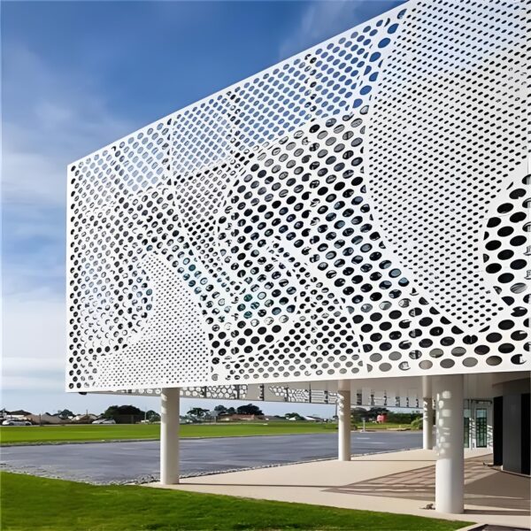Modern Decorative Laser Carved Perforated Aluminum Facade & Partition Screens