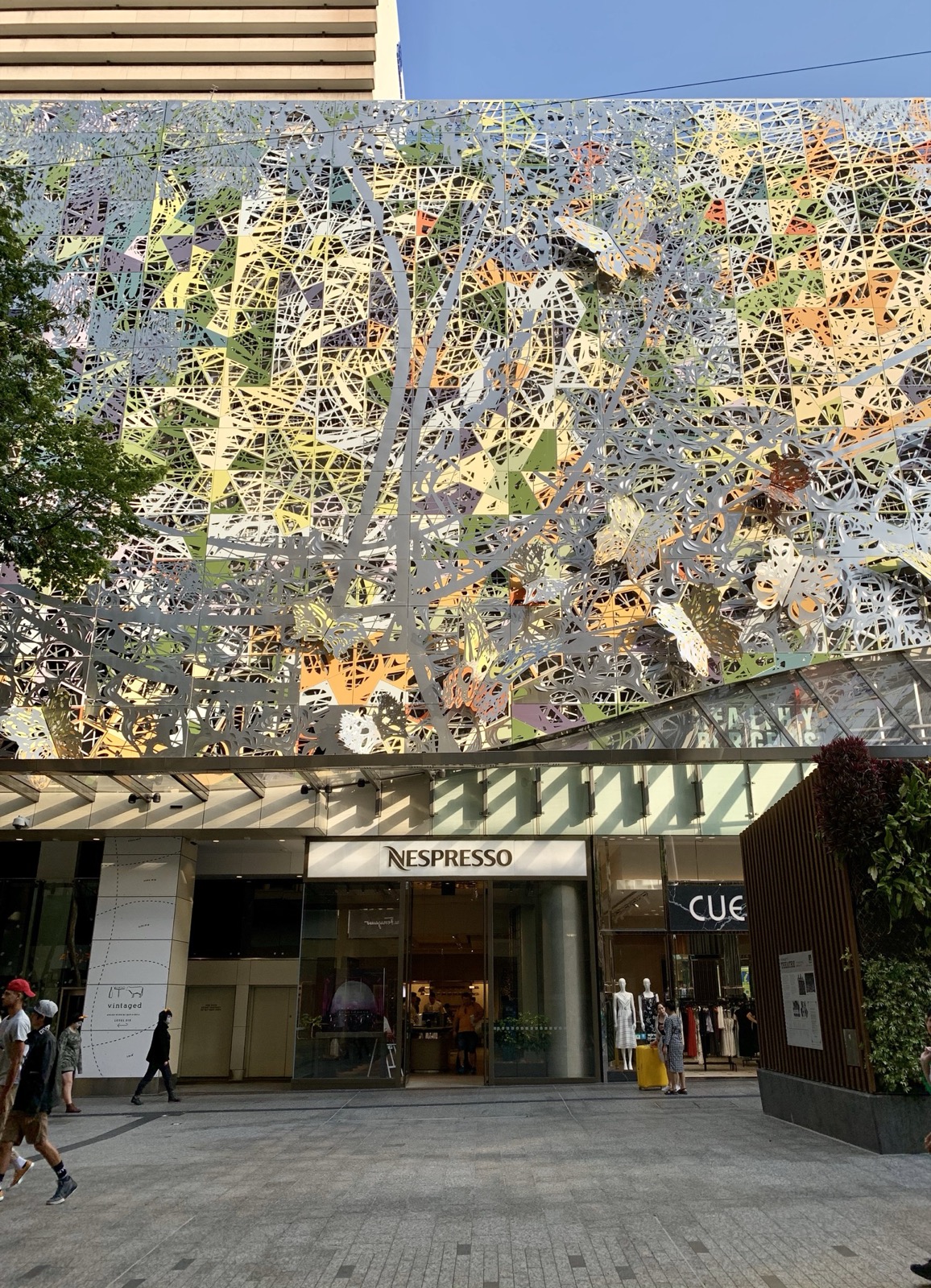 Australia Brisbane metal facade reference for perforated aluminum facade panel applications