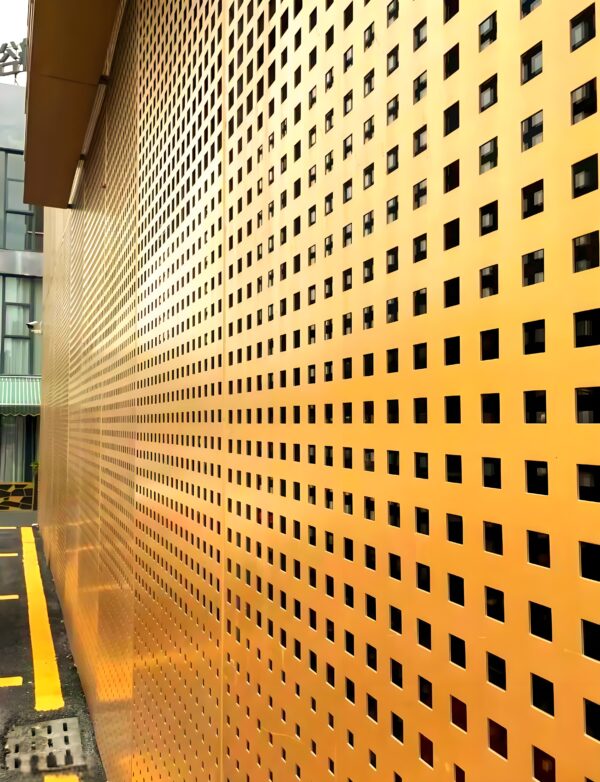Alumtimes Laser Cut Metal Facade Decorative Metal Facade Panel Aluminium Perforated Panel for Buildings Curtain Wall Decoration - Image 5
