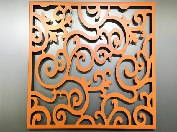 Modern Decorative Laser Carved Perforated Aluminum Facade & Partition Screens - Image 2