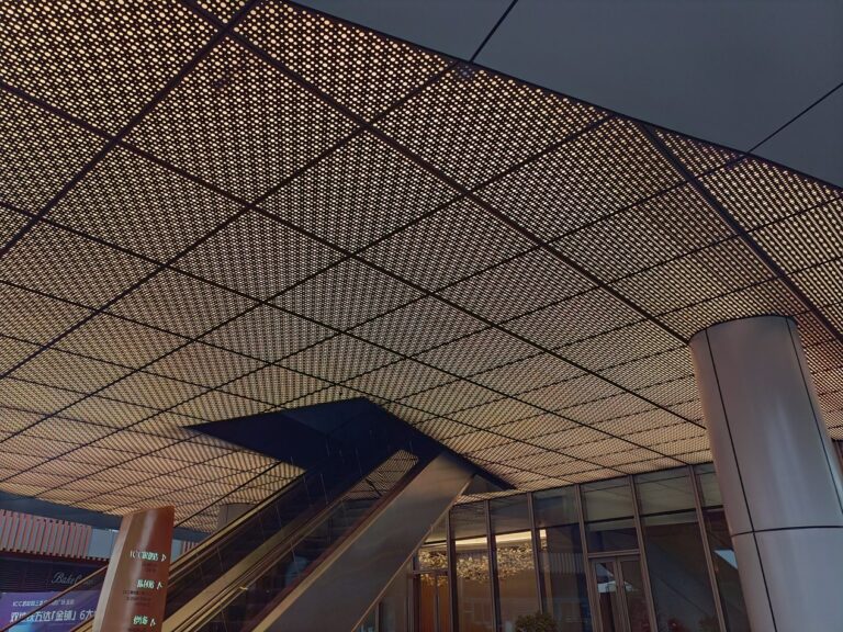 Commercial Mall Aluminum Ceiling and Canopy Panels by Punchuk